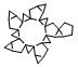 Red de un de la Rotonda pentagonal.