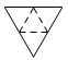 Net of a tetrahedron which is three isosceles triangles with an edge in common with a forth.