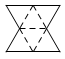 Red de un dipyramid triangular.