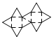 Example of a geometric net for a square antiprism.