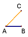Constructed line AC that has a length of square root of 2. The details are omitted since they are covered in cons_sqrt_2.html.